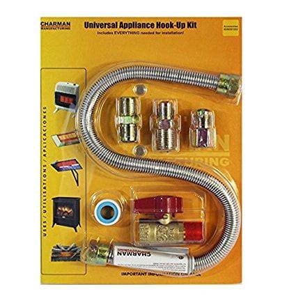 universal gas range installation kit